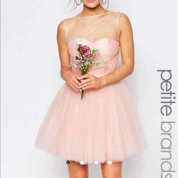 Chi Chi London Tulle Mini Dress Prom Dress - Picture 2 of 7